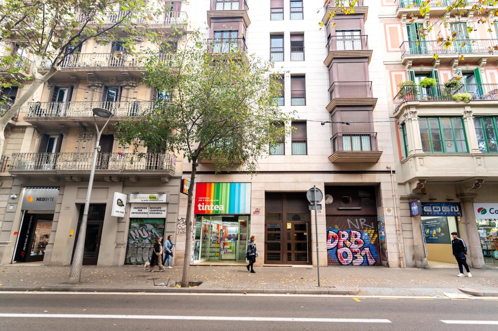 Comfy Downtown + Private Terrace Barcelona Exterior foto