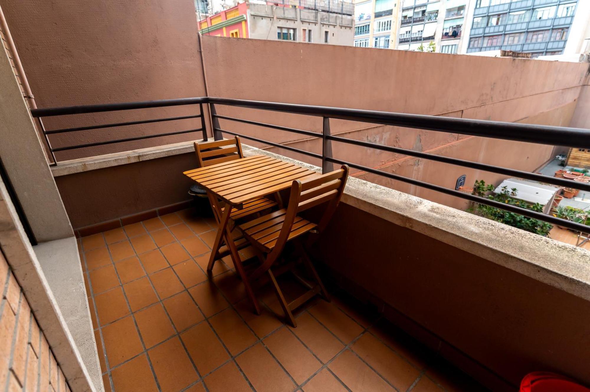 Comfy Downtown + Private Terrace Barcelona Exterior foto