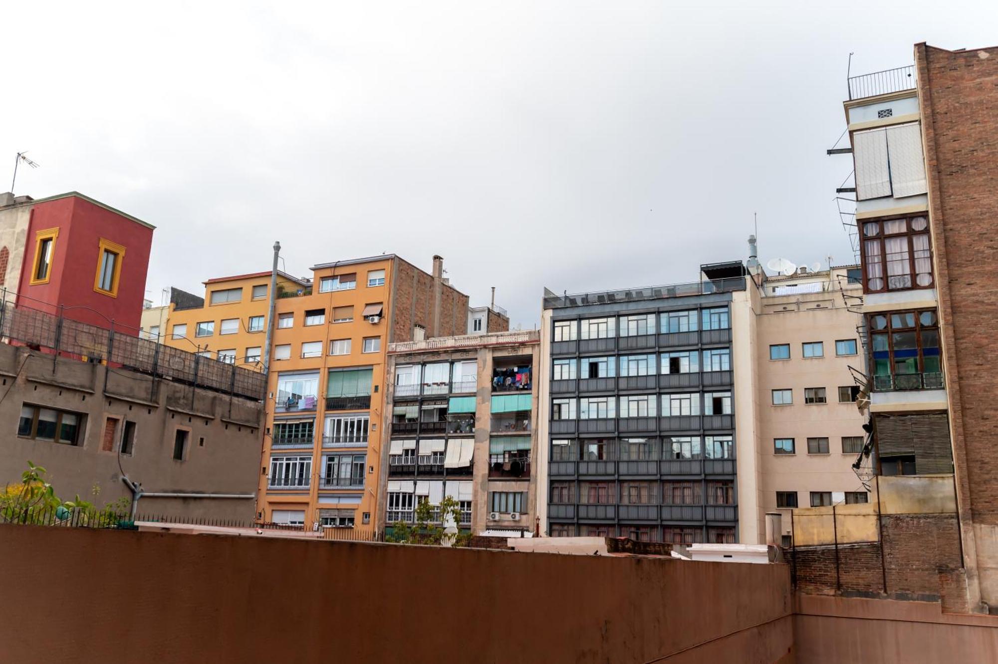 Comfy Downtown + Private Terrace Barcelona Exterior foto